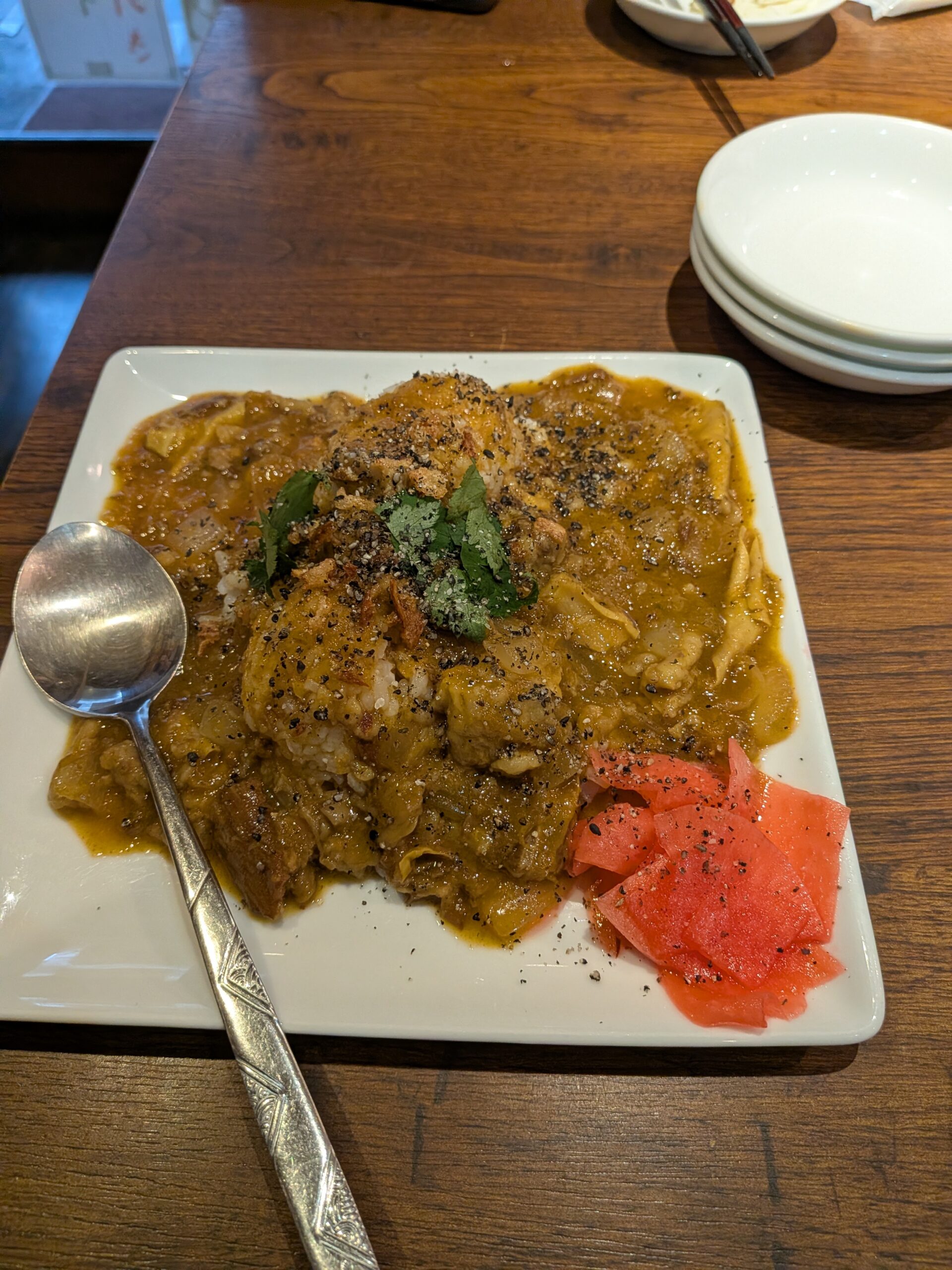 焼き肉屋裏メニューカレー