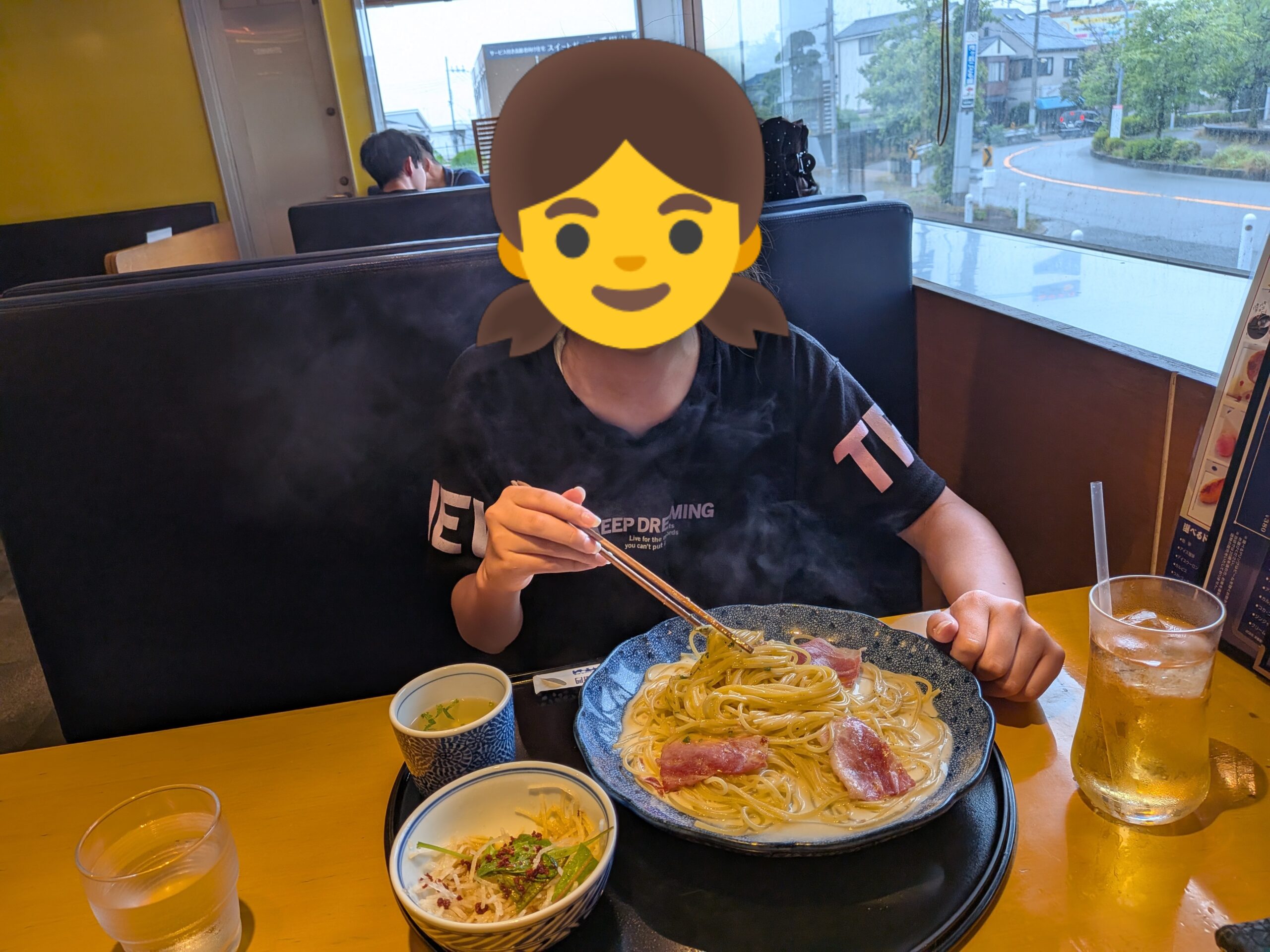 娘と五右衛門パスタ2